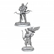 D&D Nolzur's Marvelous Miniatures Nenabarvené miniatury 2 balíčky Orc Ranger mužské pouzdro (4)