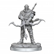 D&D Nolzur's Marvelous Miniatures Nenabarvené miniatury 2 balíčky Orc Ranger mužské pouzdro (4)