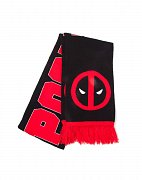 Deadpool Knitted Scarf Classic Logo & Big Face