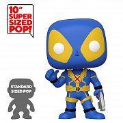 Deadpool Super Sized POP! Vinyl Figure Thumb Up Blue Deadpool 25 cm  --- DAMAGED PACKAGING