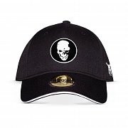 Death Note Curved Bill Cap Skull Grafická gumová nášivka