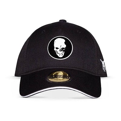 Death Note Curved Bill Cap Skull Grafická gumová nášivka
