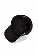 Death Note Curved Bill Cap Skull Grafická gumová nášivka