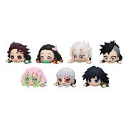 Demon Slayer: Kimetsu no Yaiba Puchi PVC obchodní figurka 7-balení Puchitto Lay-Down Set 1 3 cm