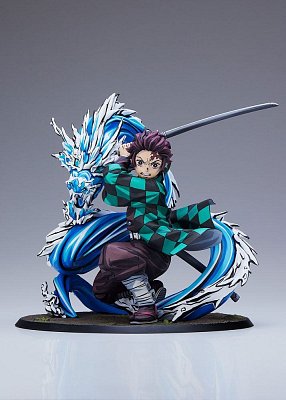 Demon Slayer: Kimetsu no Yaiba Statue 1/8 Tanjiro Kamado Total Concentration Paint Ver. 19 cm --- DAMAGED PACKAGING