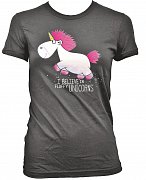 Despicable Me Ladies T-Shirt I Believe in Fluffy Unicorns