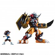 Digimon Adventure GEM Series PVC socha Wargreymon & Taichi 25 cm