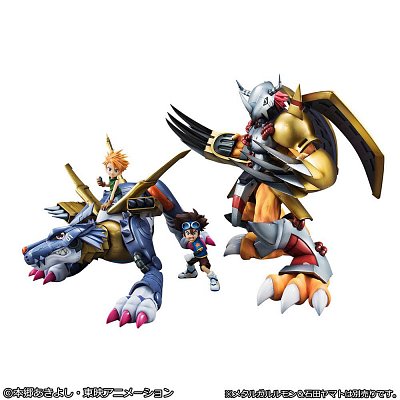 Digimon Adventure GEM Series PVC socha Wargreymon & Taichi 25 cm