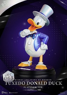 Disney 100th Master Craft Statue Tuxedo Donald Duck (Platinum Ver.)