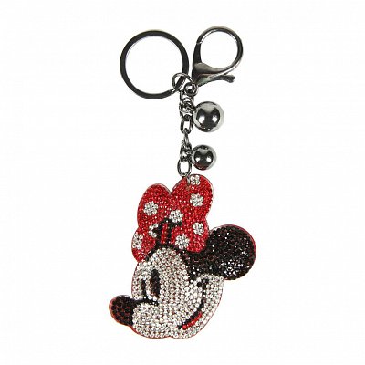 Disney 3D Acrylic Keychain Minnie Mouse Face