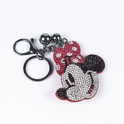 Disney 3D Acrylic Keychain Minnie Mouse Face