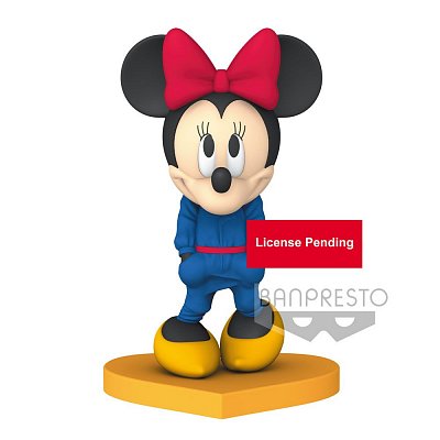 Disney Best Dressed Q Posket Mini Figure Minnie Mouse Ver. B 10 cm