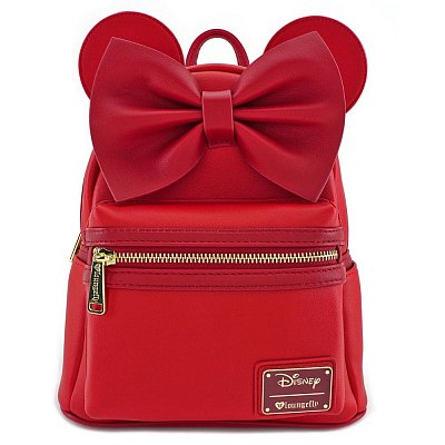 Disney by Loungefly Backpack Red Minnie Ears & Bow Red