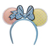Disney by Loungefly Headband Minnie Pastel Color Blocked Dots