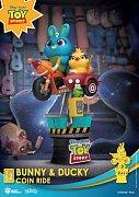 Disney Coin Ride Series D-Stage PVC Diorama Bunny & Ducky 16 cm