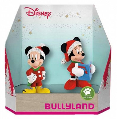 Disney Gift Box with 2 Figures Micky Christmas 8 - 10 cm