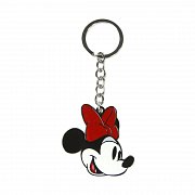 Disney Metal Keychain Minnie Mouse Face