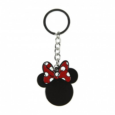 Disney Metal Keychain Minnie Mouse Silhouette