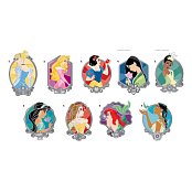 Disney Princess Enamel Pins Stainglass Blind Box Assortment (18)