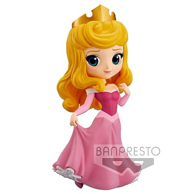 Disney Q Posket Mini Figure Princess Aurora A (Pink Dress) 14 cm