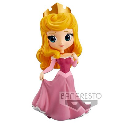 Disney Q Posket Mini Figure Princess Aurora A (Pink Dress) 14 cm