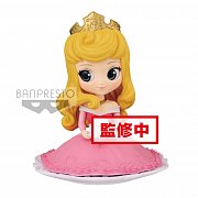 Disney Q Posket SUGIRLY Mini Figure Princess Aurora Normal Color Ver. 9 cm