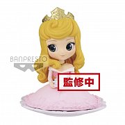 Disney Q Posket SUGIRLY Mini Figure Princess Aurora Pastel Color Ver. 9 cm