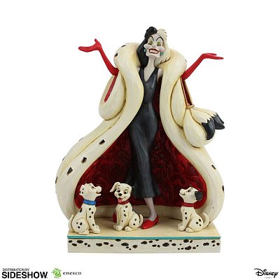 Disney Statue Cruella De Vil (101 Dalmatians) 21 cm --- DAMAGED PACKAGING