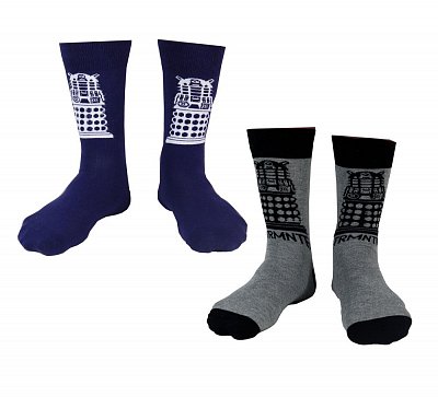 Doctor Who Mens Socks 2-Pack Dalek