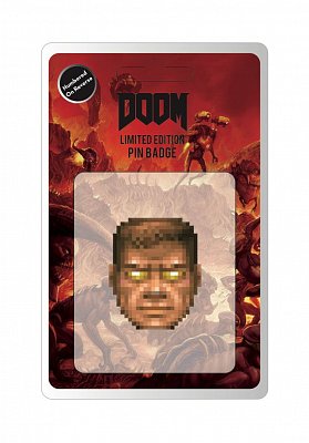 Doom Pin Badge Face