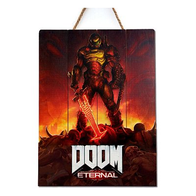 Doom WoodArts 3D dřevěný plakát Eternal 30 x 40 cm