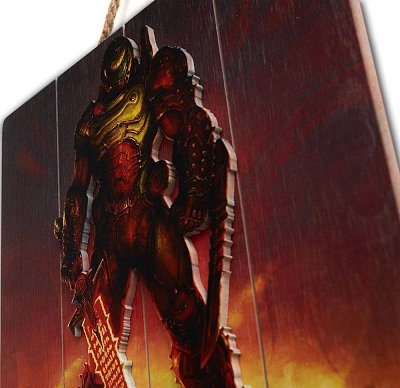 Doom WoodArts 3D dřevěný plakát Eternal 30 x 40 cm