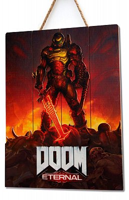 Doom WoodArts 3D dřevěný plakát Eternal 30 x 40 cm