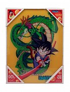 Dragon Ball Z Glass Poster Kid Goku & Shenron 30 x 40 cm