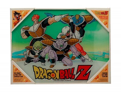 Dragon Ball Z Glass Poster Special Forces 30 x 40 cm