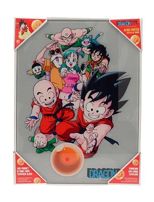 Dragonball Glass Poster Characters 30 x 40 cm
