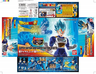 Dragonball Super Figure-rise Standard Plastic Model Kit Super Saiyan God Super Saiyan Vegeta 15 cm