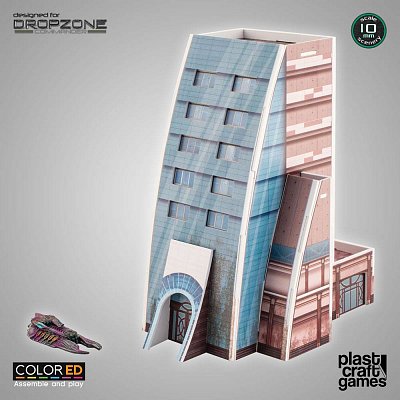 Dropzone Commander ColorED Miniature Gaming Model Kit 10 mm City Hotel