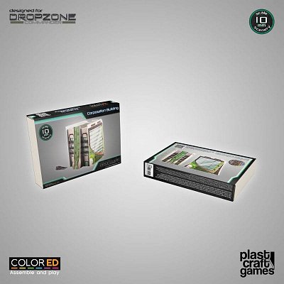 Dropzone Commander ColorED Miniature Gaming Model Kit 10 mm Corporation Building