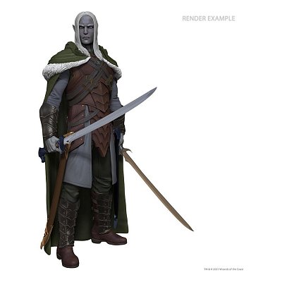 Soška Dungeons & Dragons v životní velikosti Drizzt Do'Urden (pěnová guma/latex) 170 cm