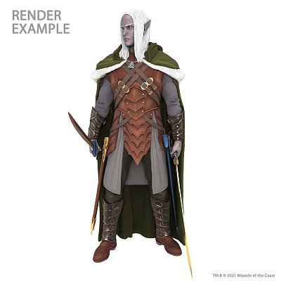 Soška Dungeons & Dragons v životní velikosti Drizzt Do'Urden (pěnová guma/latex) 170 cm