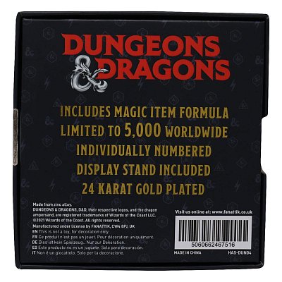Dungeons & Dragons Medallion Amulet Of Health Limitovaná edice (pozlacené)