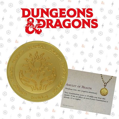 Dungeons & Dragons Medallion Amulet Of Health Limitovaná edice (pozlacené)