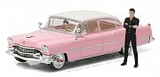 Elvis Presley Diecast Model 1/43 1955 Cadillac Fleetwood Series 60 Pink Cadillac with figure