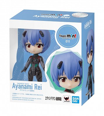 Evangelion: 3.0+1.0 Figuarts mini Action Figure Tentative Name: Rei Ayanami 9 cm --- DAMAGED PACKAGING