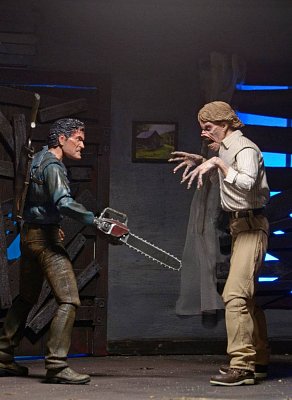 Evil Dead 2 Action Figures 2-Pack Hero Ash & Evil Ed 30th Anniversary 18 cm
