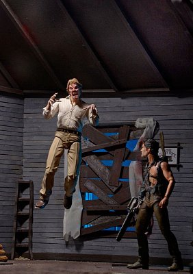 Evil Dead 2 Action Figures 2-Pack Hero Ash & Evil Ed 30th Anniversary 18 cm
