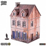EWAR WWII ColorED Miniature Gaming Model Kit 28 mm Two-storey Building