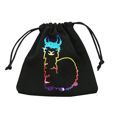 Fabulous Llama Dice Bag Rainbow