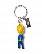 Fallout 76 Metal Keychain 3D Vault Boy